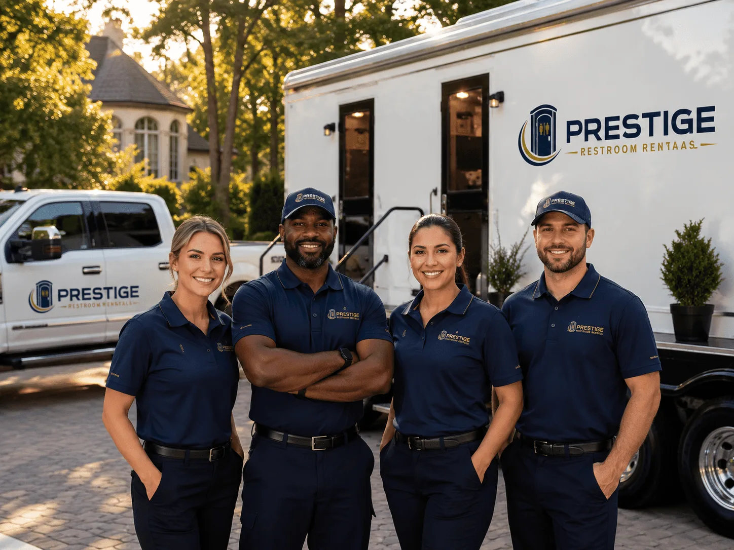 Trusted Luxury Portable Restrooms company in New Munich, MN